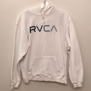 White RVCA Hoodie - Large